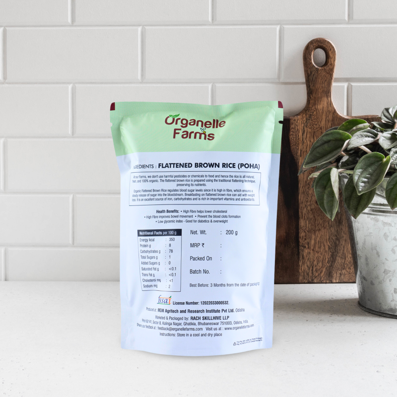 Flattened Brown Rice (Poha) 200g