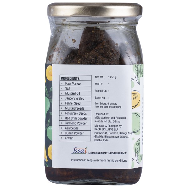 Desi Mango Mustard Spicy Pickle - 250 Gms