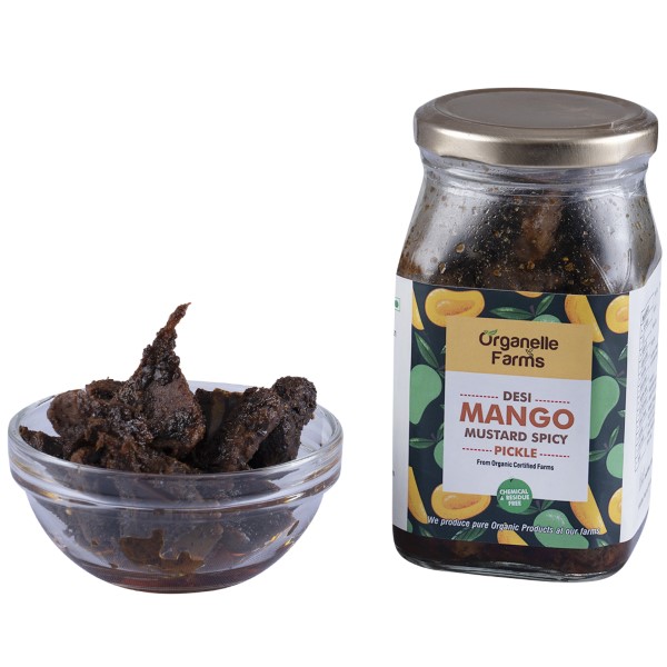 Desi Mango Mustard Spicy Pickle - 250 Gms