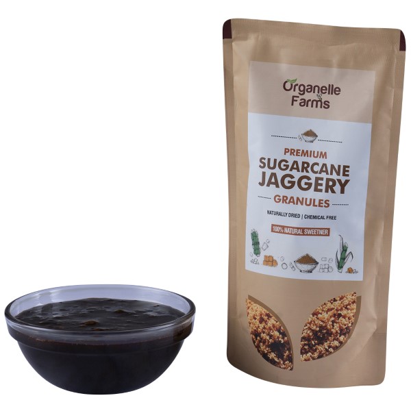 Premium Sugarcane Jaggery (Granules) - 200Gms