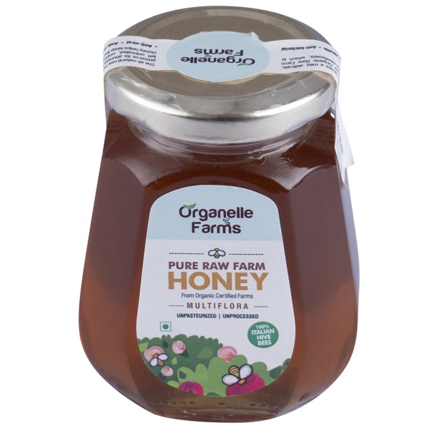 Pure Raw Farm Honey (Italian Hive Bees) 250 Gms