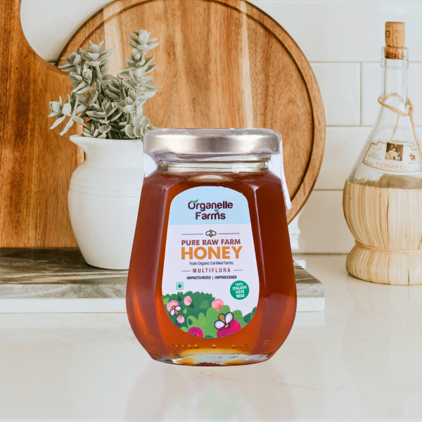 Organic Pure Raw Farm Honey (Italian Hive Bees) 250g